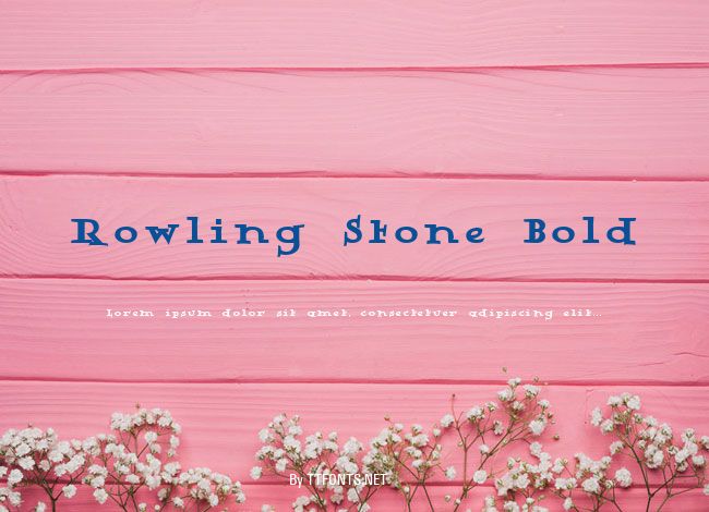Rowling Stone Bold example
